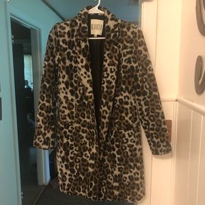 Amazing Knee-length Leopard Print Coat 🧥 🐆